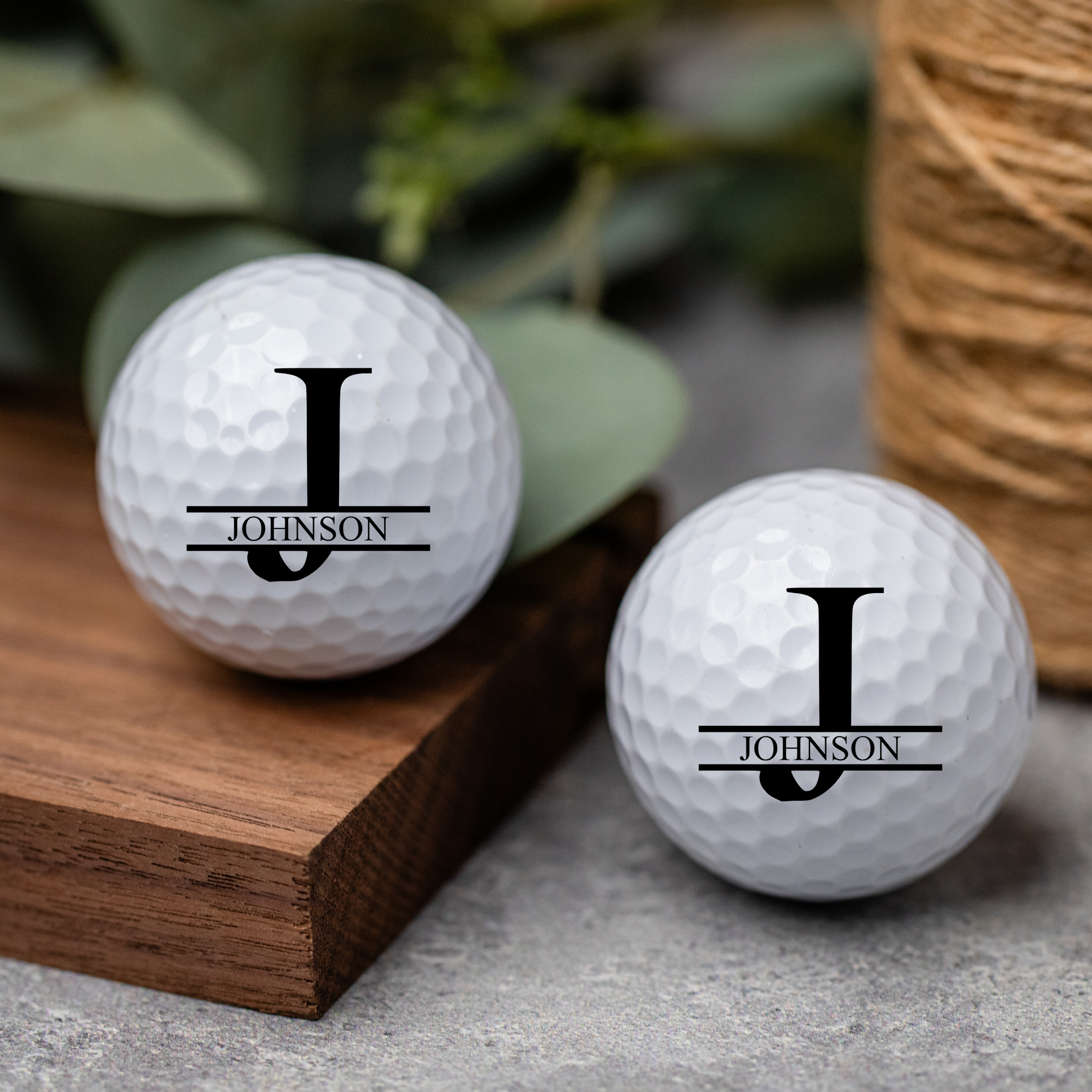 Personalized Monogram Golf Ball with Custom Name