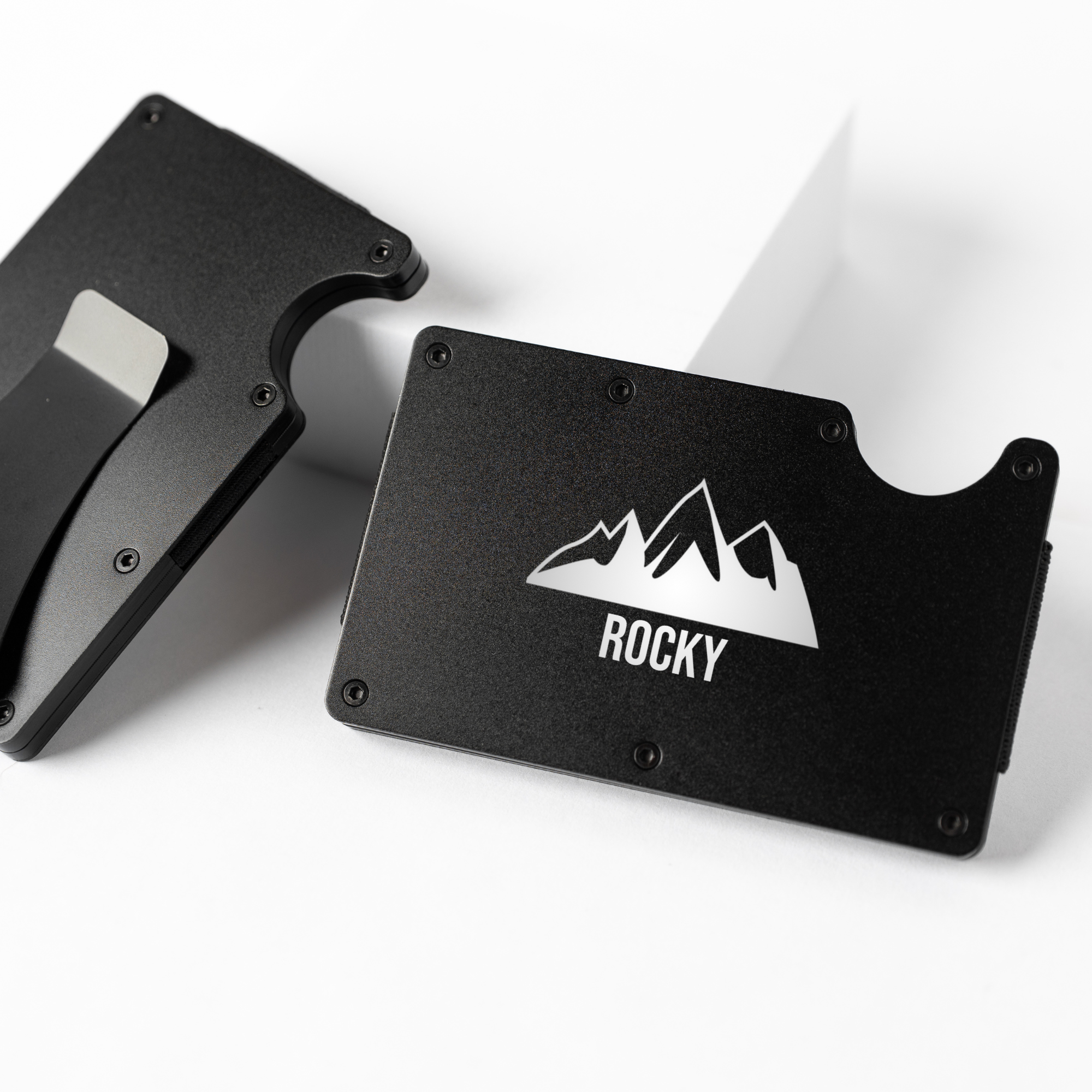 Personalized Aluminum Card Holder with Clip