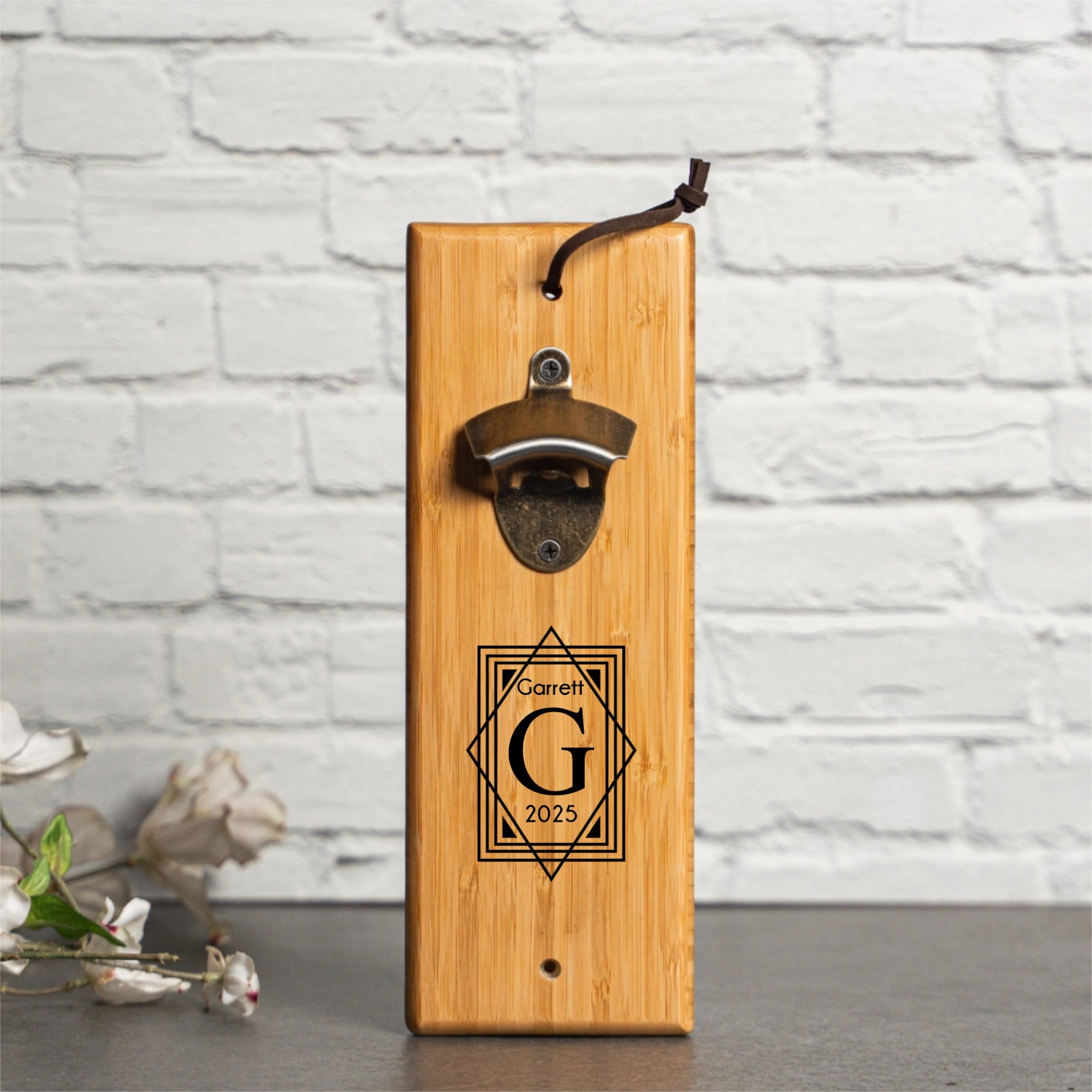 Personalized Wall Mount Bottle Opener Signature Designs