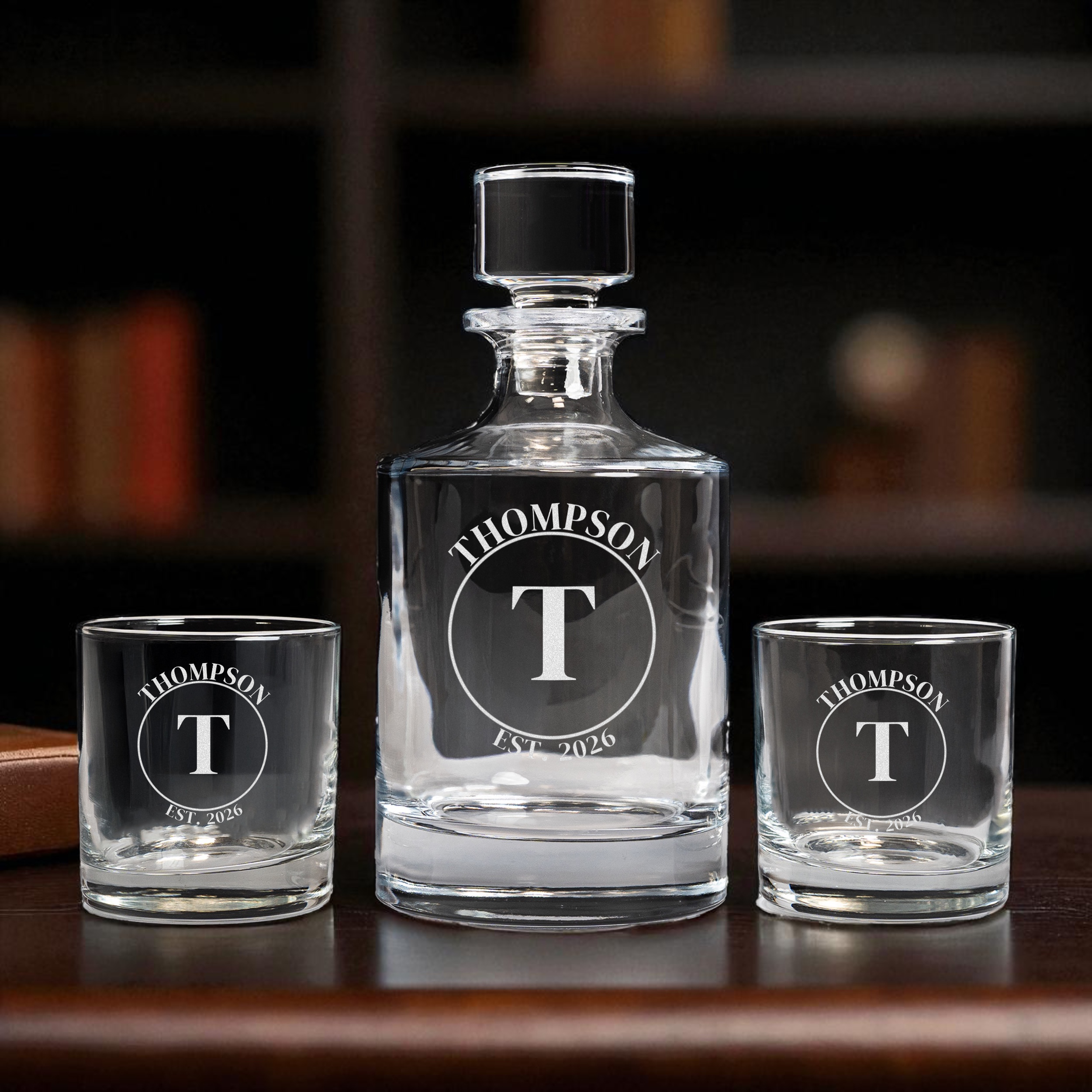 Aberdeen Decanter Set with Custom Gift Box