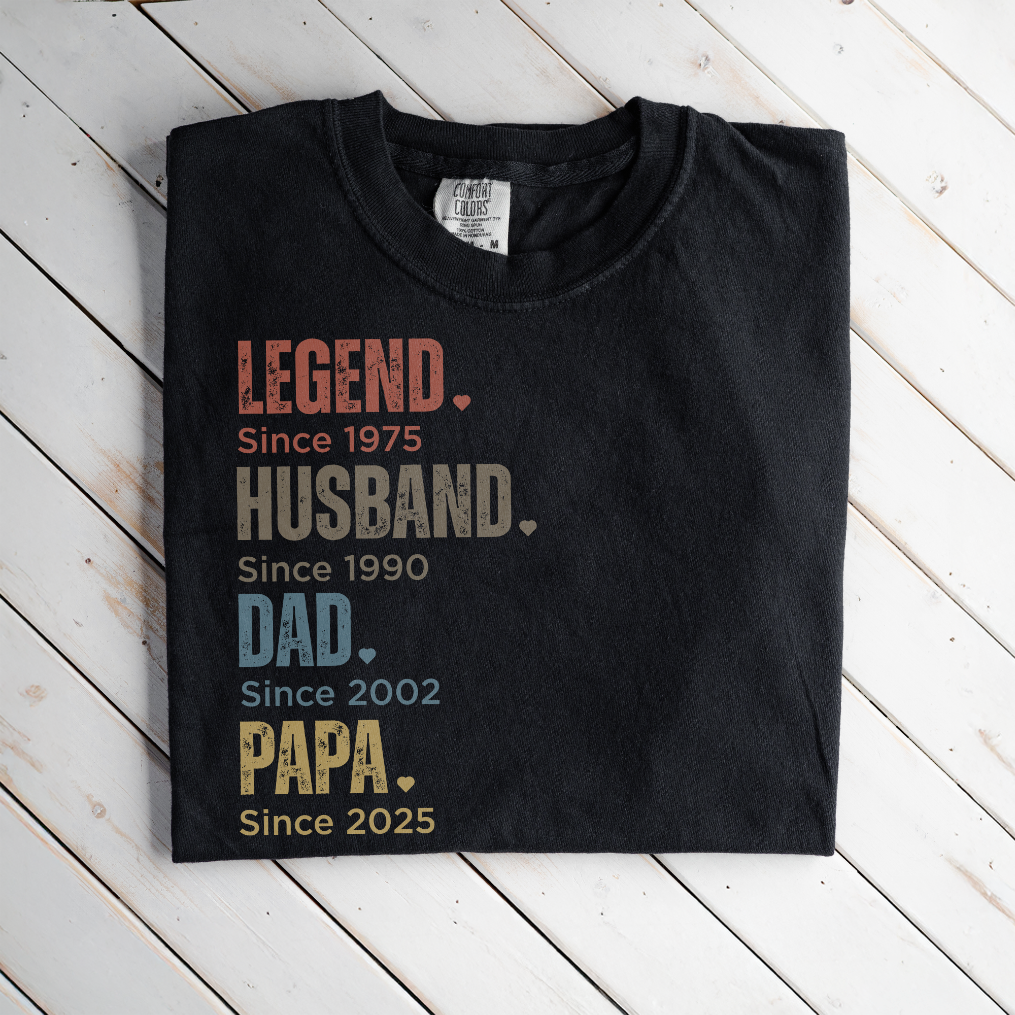 Premium Custom Dad Since T-Shirts