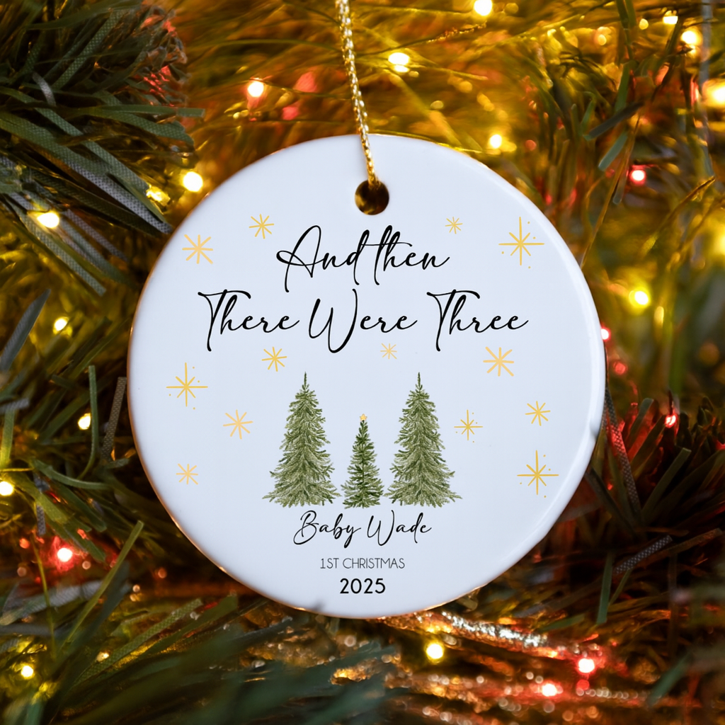 Personalized Baby Announcement Ornament
