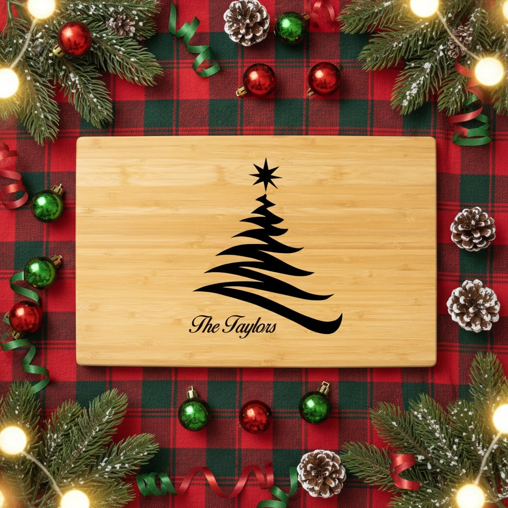 Christmas Collection Bamboo Cutting Board