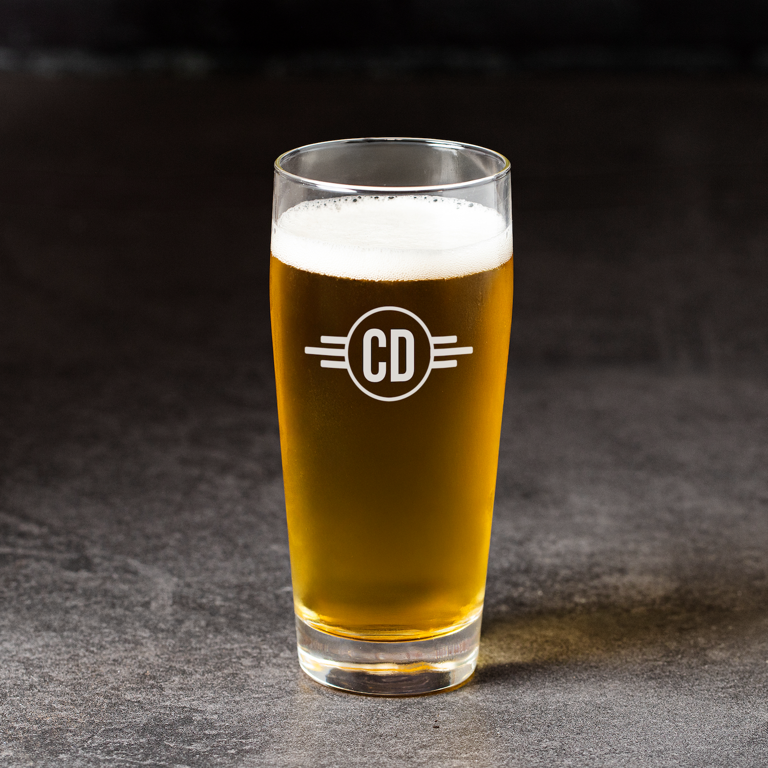 Personalized 16oz Beer Glass