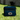 Blue cooler bag with Custom text on grass