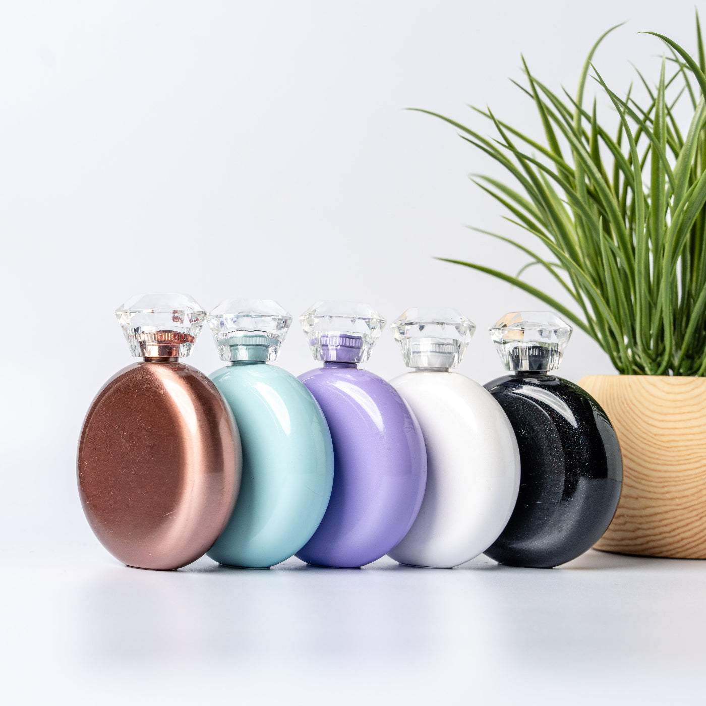 Wholesale Blank Round Glam Flasks