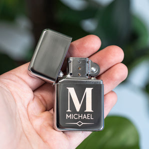 Personalized Silver Lighter