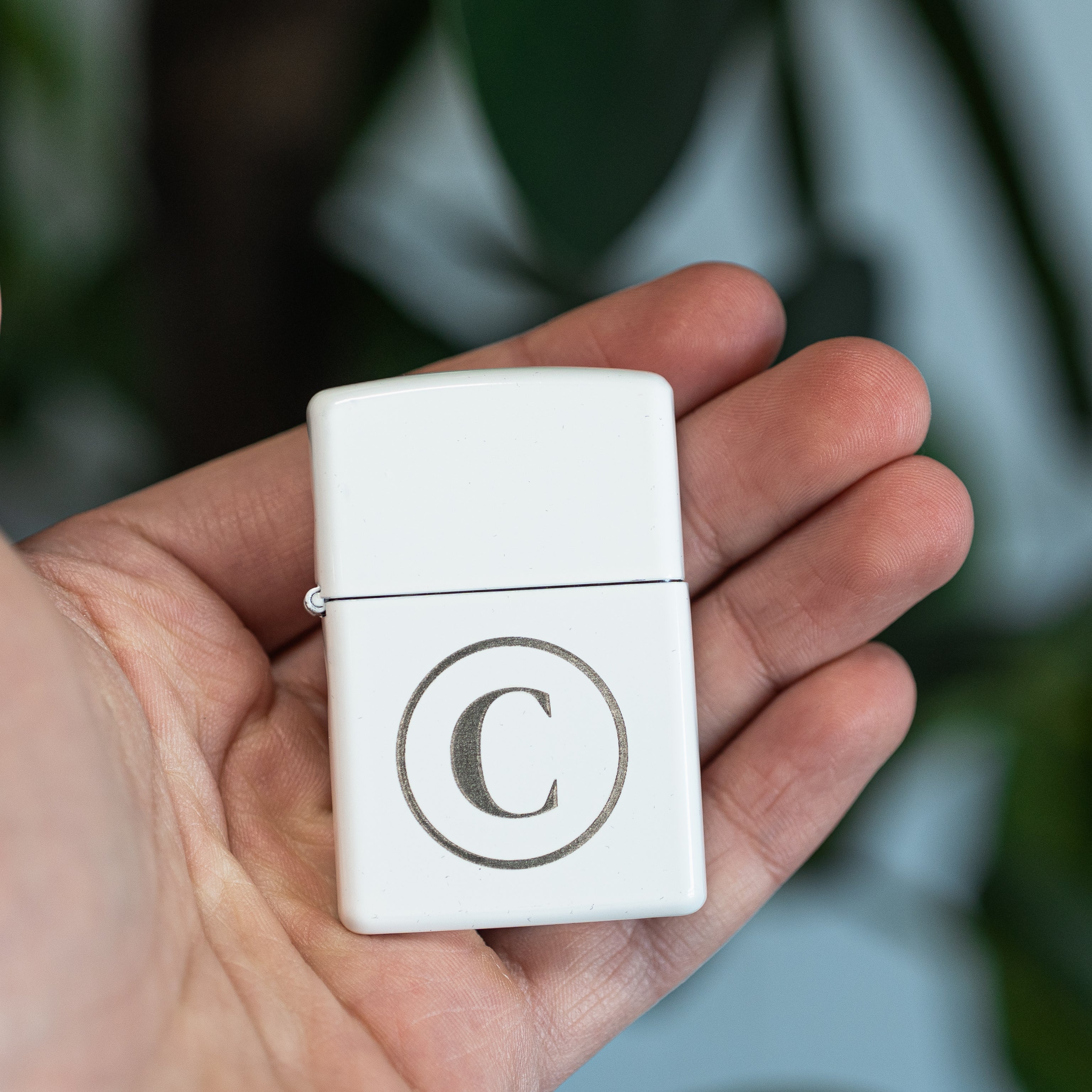 White Raffles Lighter Personalized White Lighter – Personalized Guru