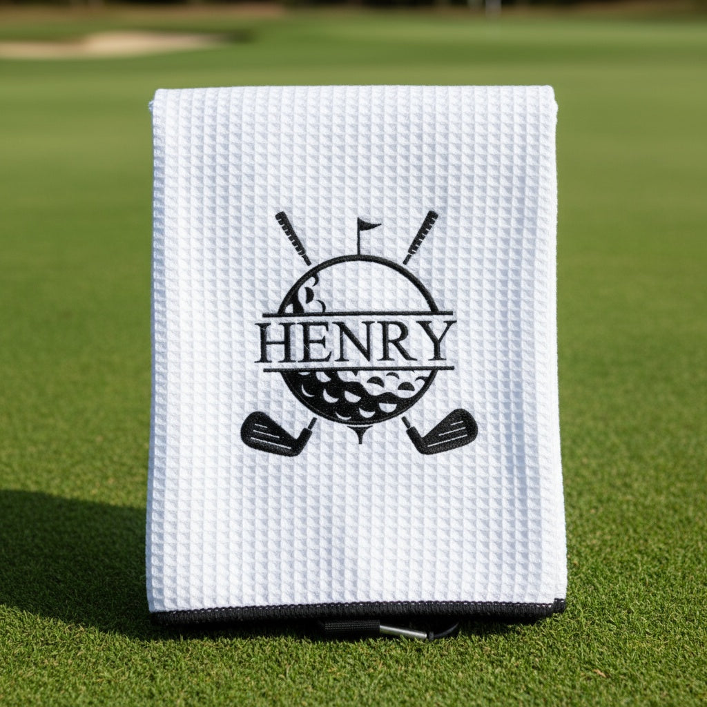 Personalized Golf Towel- Golf Designs