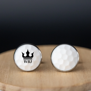 Custom Golf Ball Cufflinks