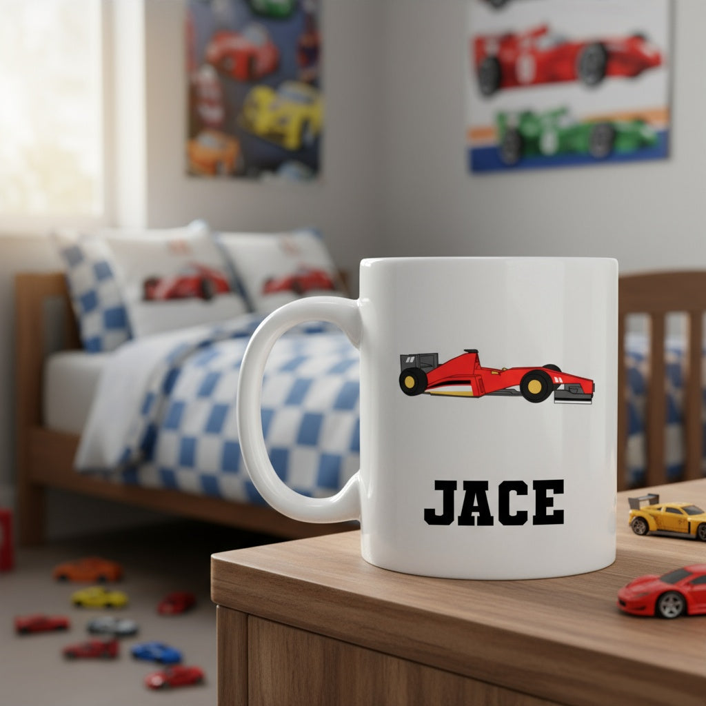 Personalized Kids Vehicle Mug