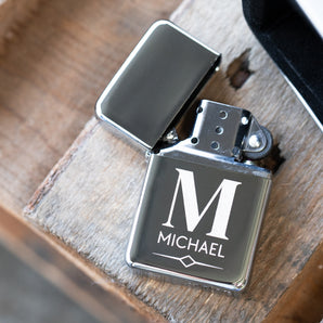 Personalized Silver Lighter