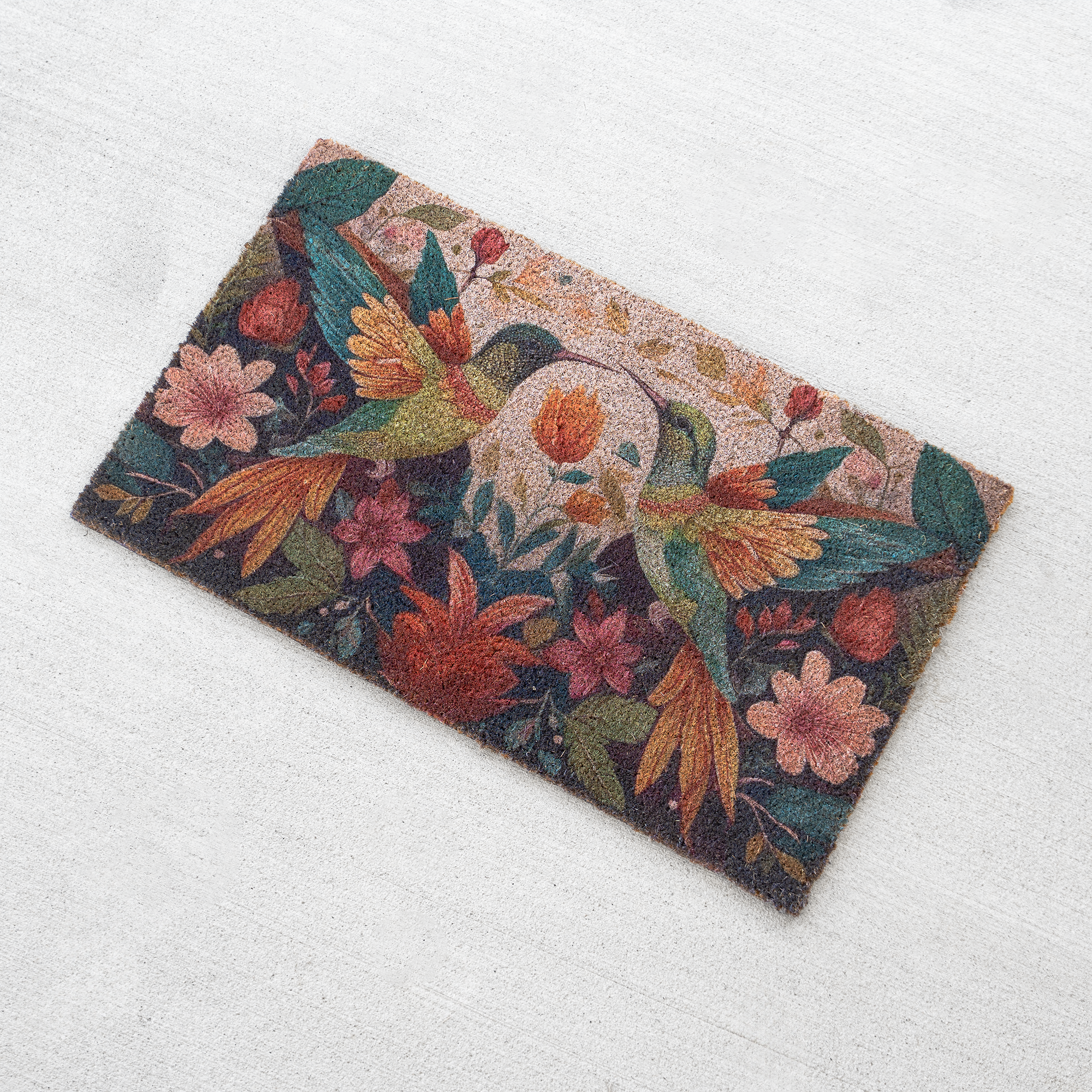 Floral Birds Doormat