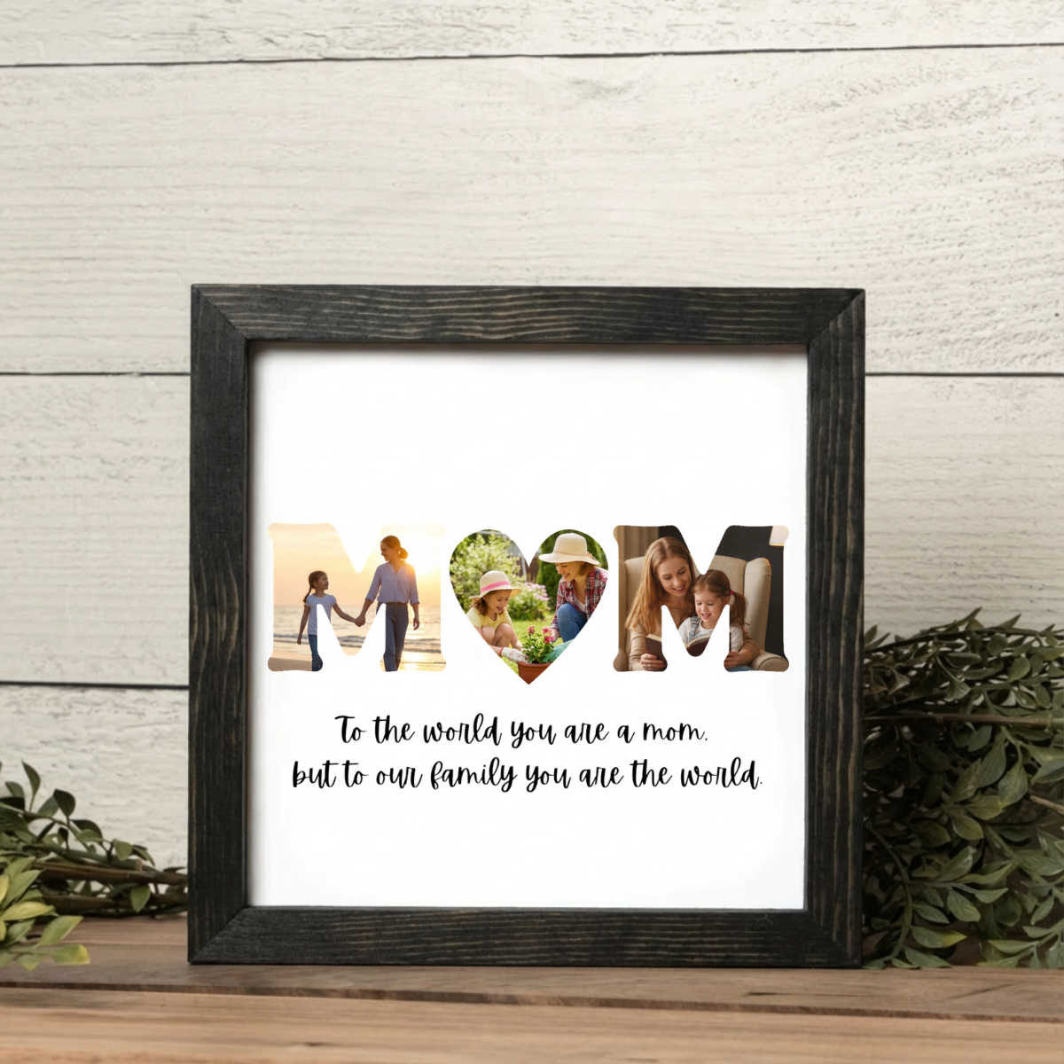 Mom Example. Sign Personalized Mom Photo Sign – Personalized Guru