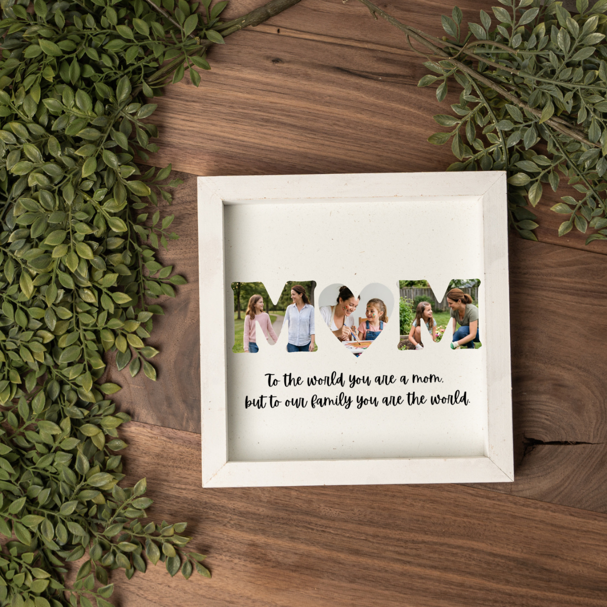 Mom Example. Sign Personalized Mom Photo Sign – Personalized Guru