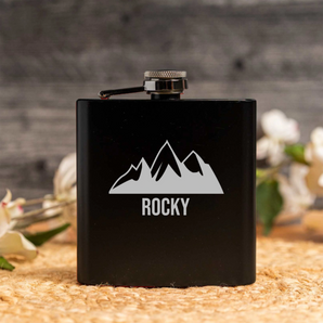 Personalized Powder Coated Flasks