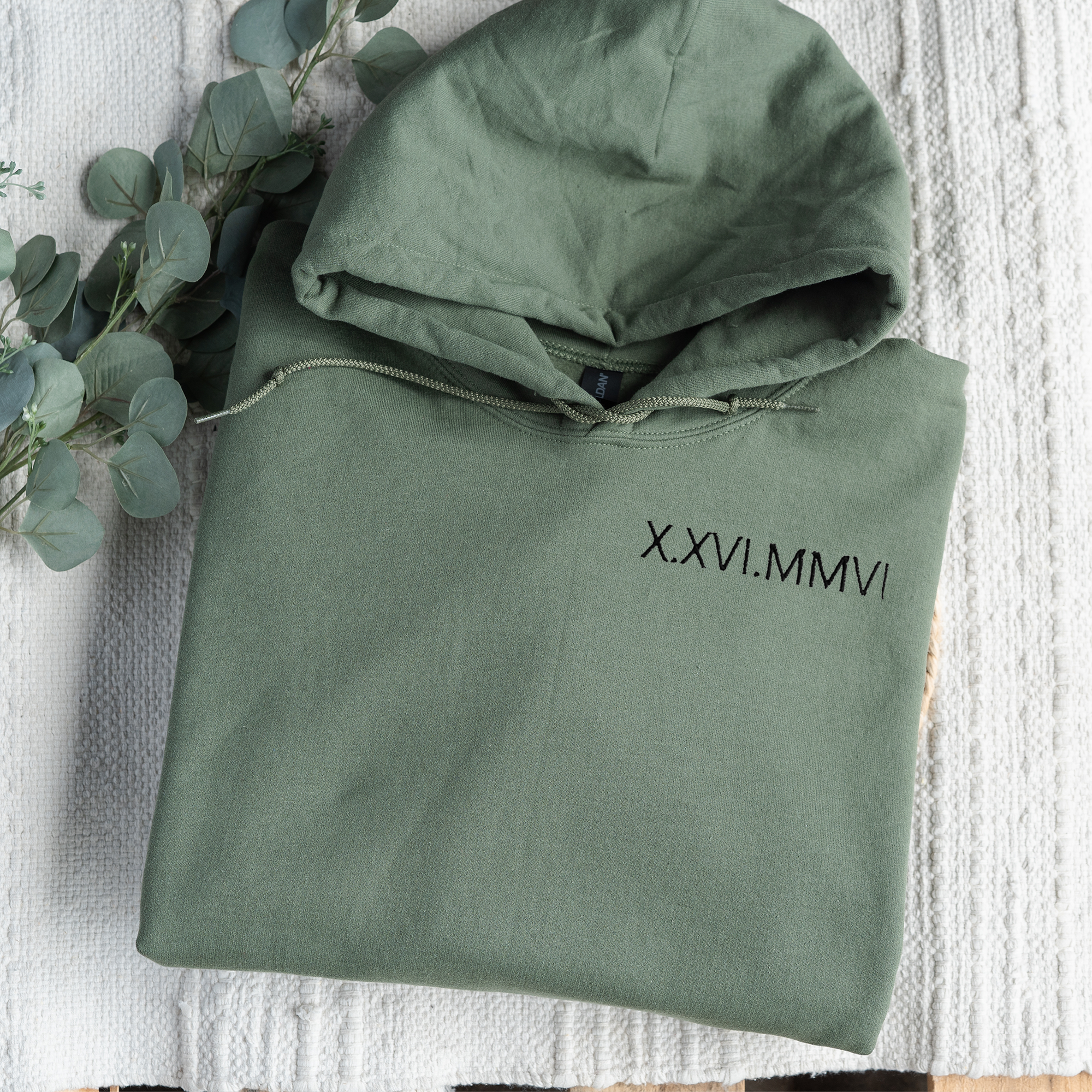 Custom Roman Numeral Hoodie