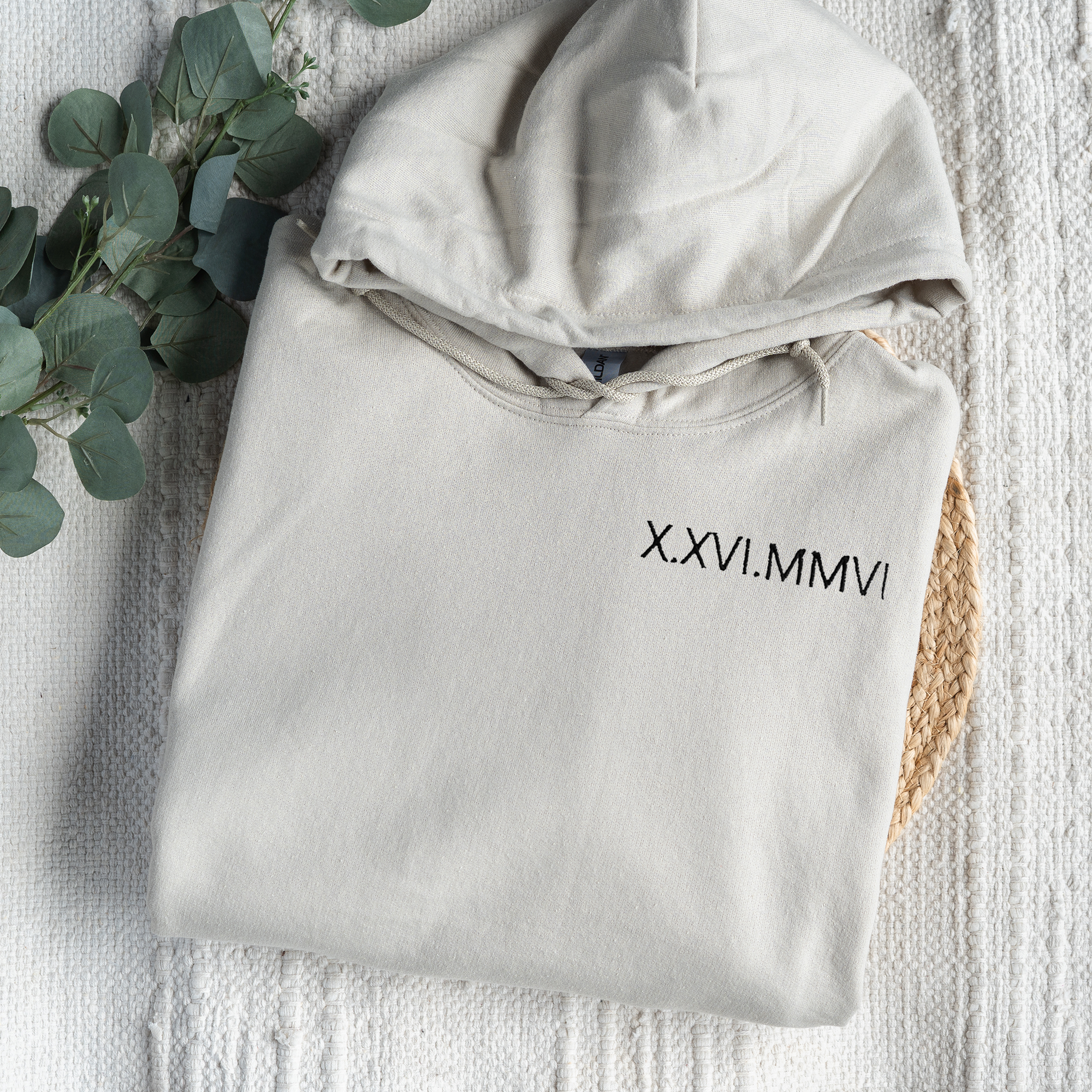 Custom Roman Numeral Hoodie