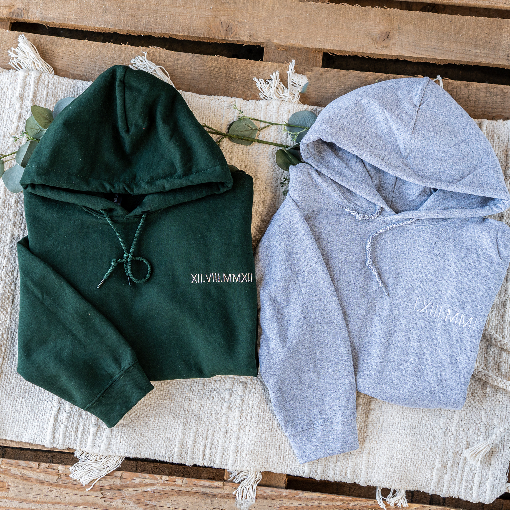 Custom Roman Numeral Hoodie