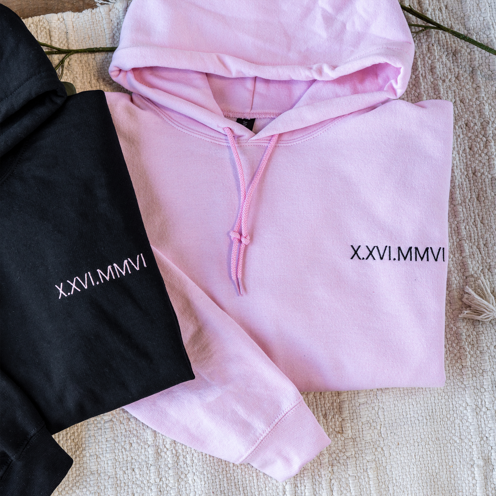 Custom Roman Numeral Hoodie