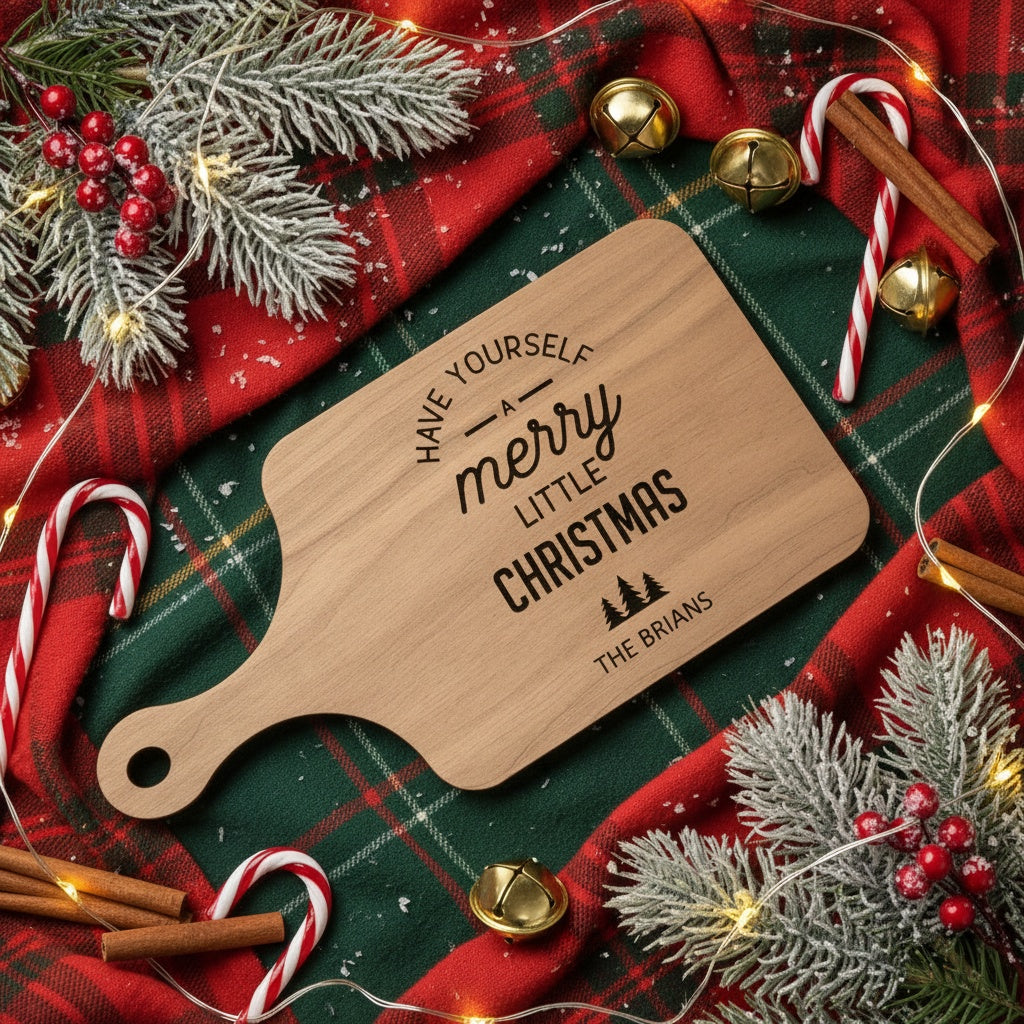 Christmas Collection Thin Paddle Cutting Boards