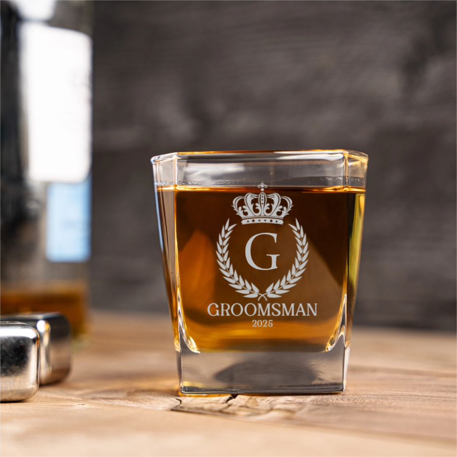 Personalized Square Lowball Gentleman series