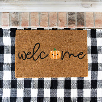 Welcome Pumpkin Doormat