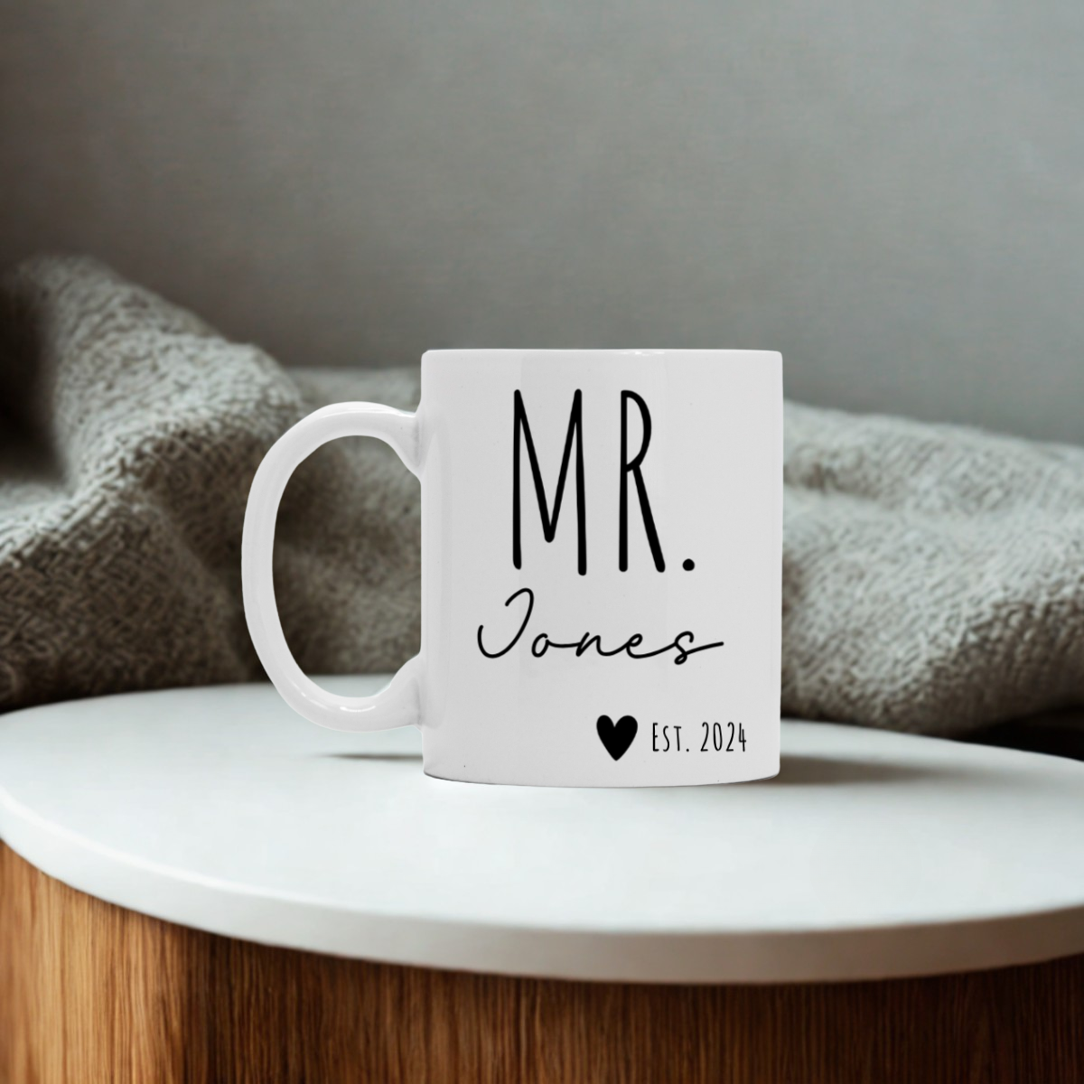 Custom Mr. & Mrs. Mugs
