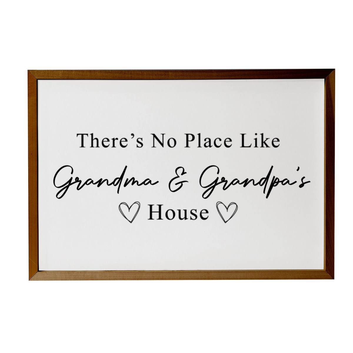There's No Place Like Grandma & Grandpa's House Sign – Personalized Guru