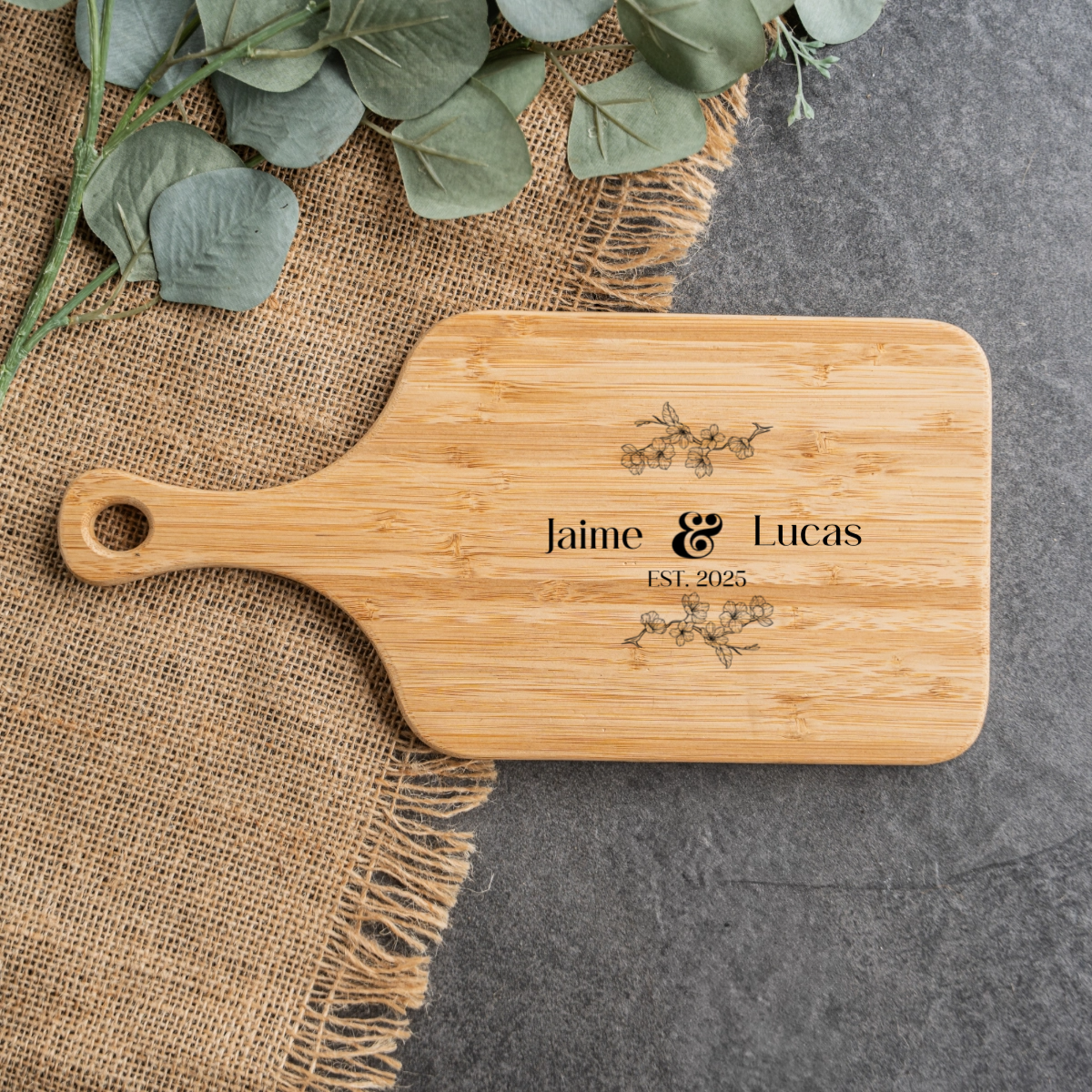 Personalized Handled Serving Board