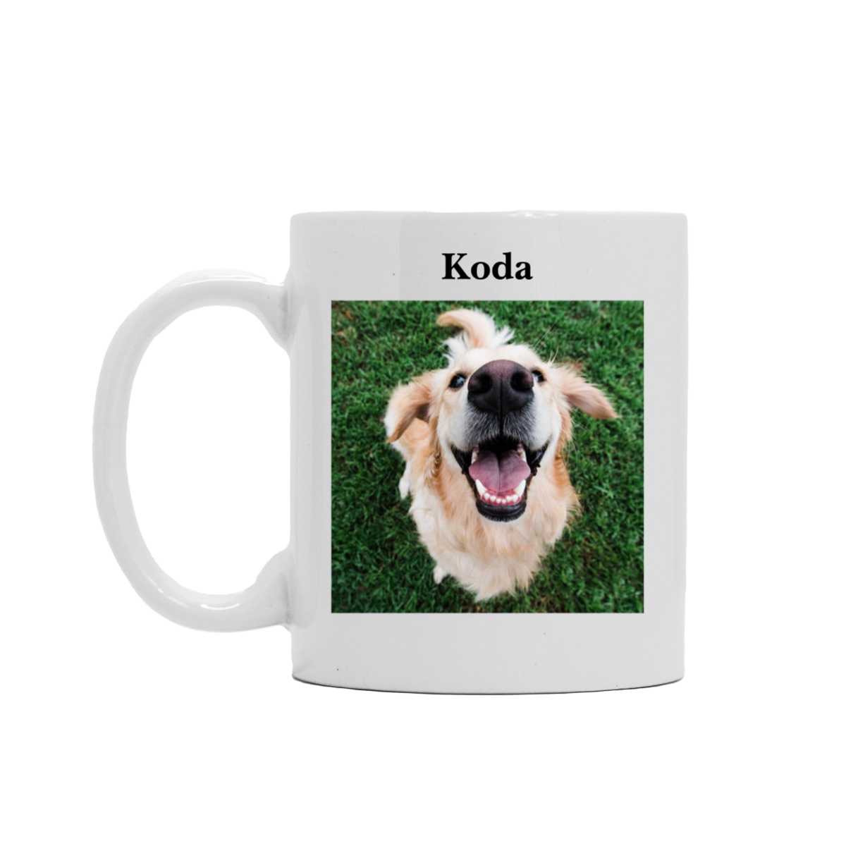 Custom Photo Mug With Text