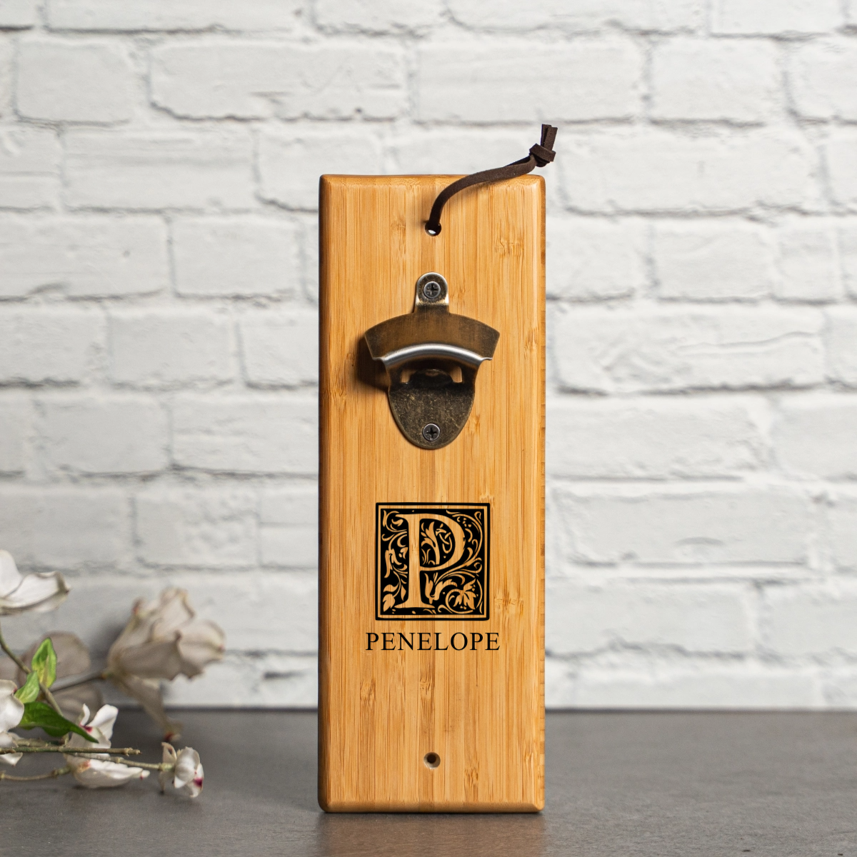 Personalized Wall Mount Bottle Opener
