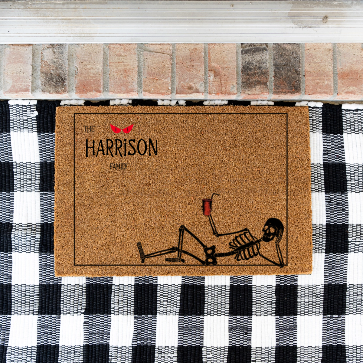 Personalized Halloween Doormats