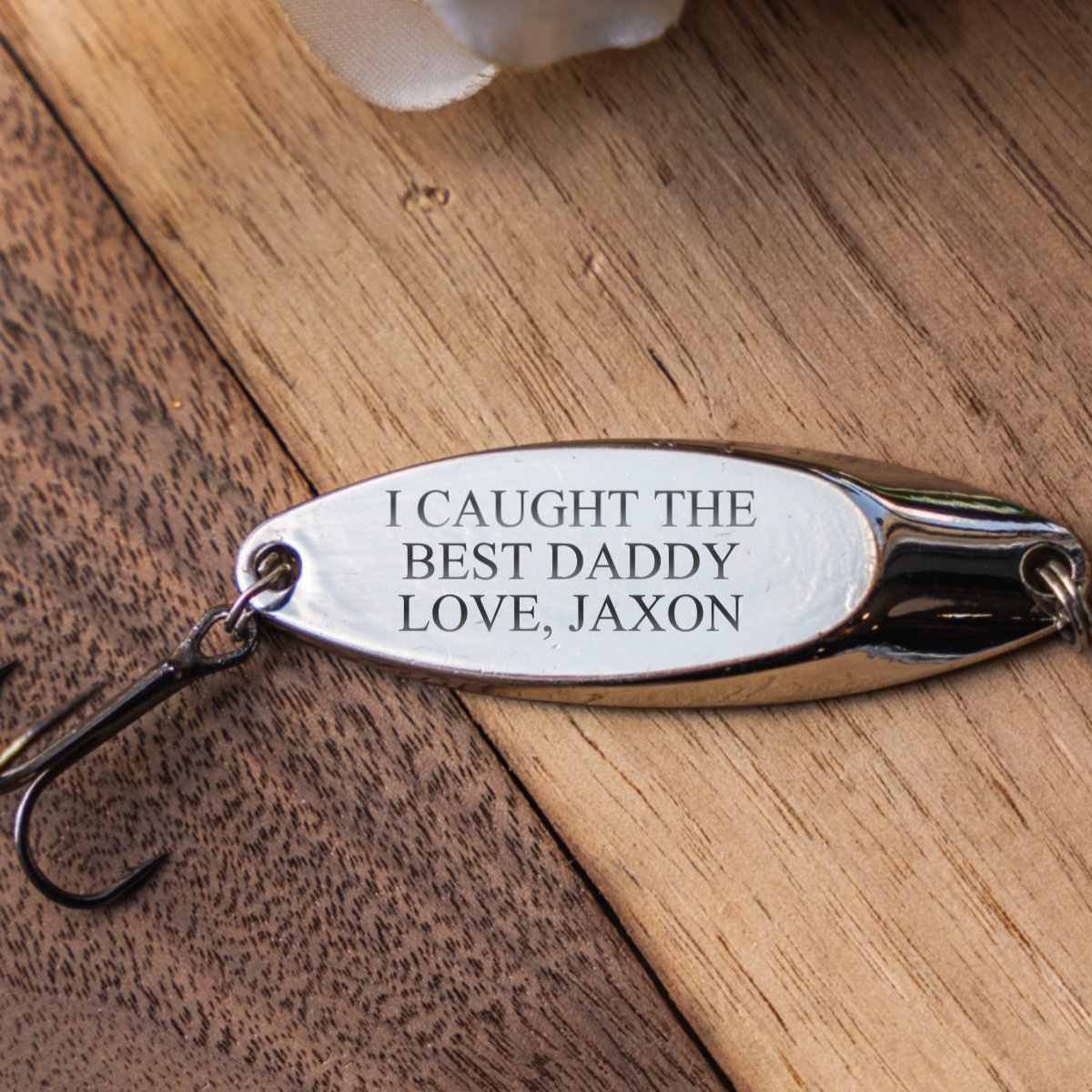 Personalized Fishing Lure with Custom Etching - Dad, Grandpa, or Husband Gift