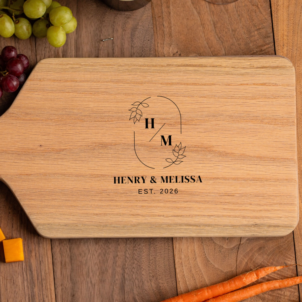 Personalized Paddle Cutting Boards - The Together Collection