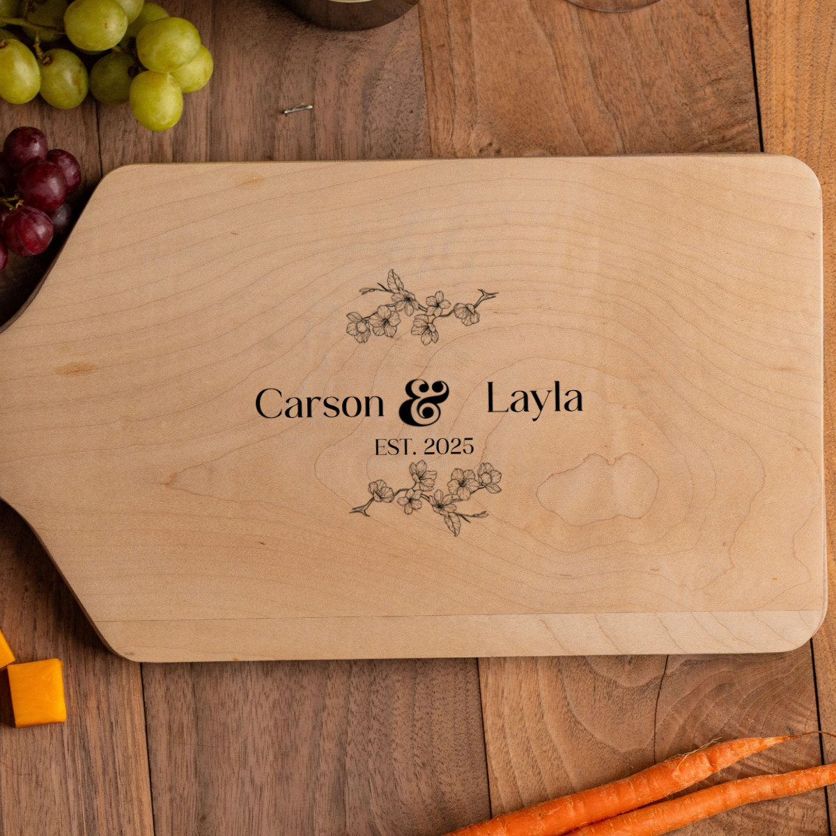 Personalized Paddle Cutting Boards - The Together Collection