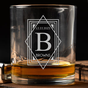 Personalized Whiskey Glass