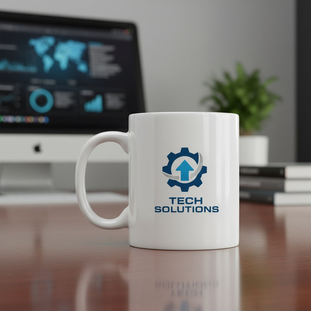 Custom Logo Ceramic Mugs