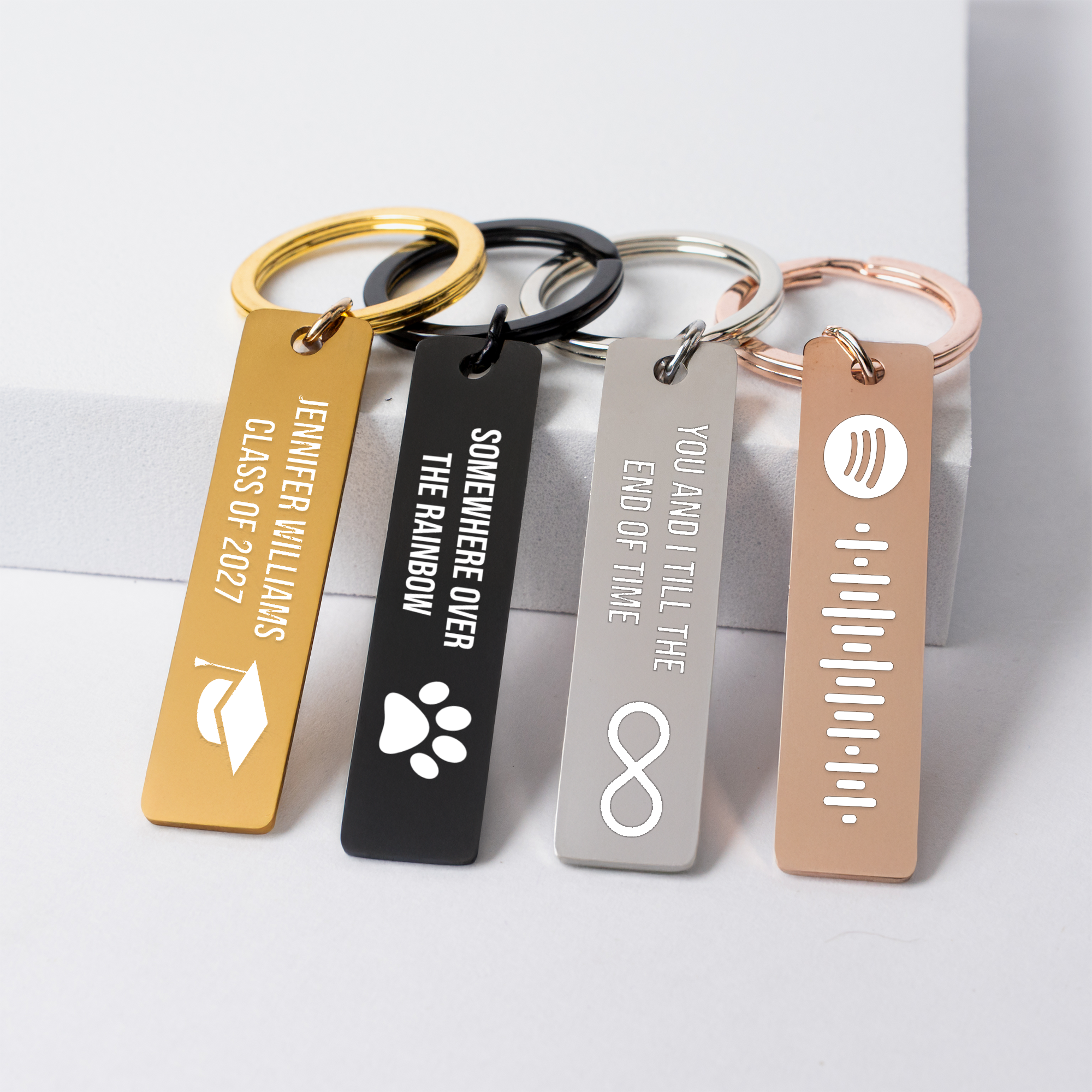 Engraved Rectangle Keychains – Personalized Guru