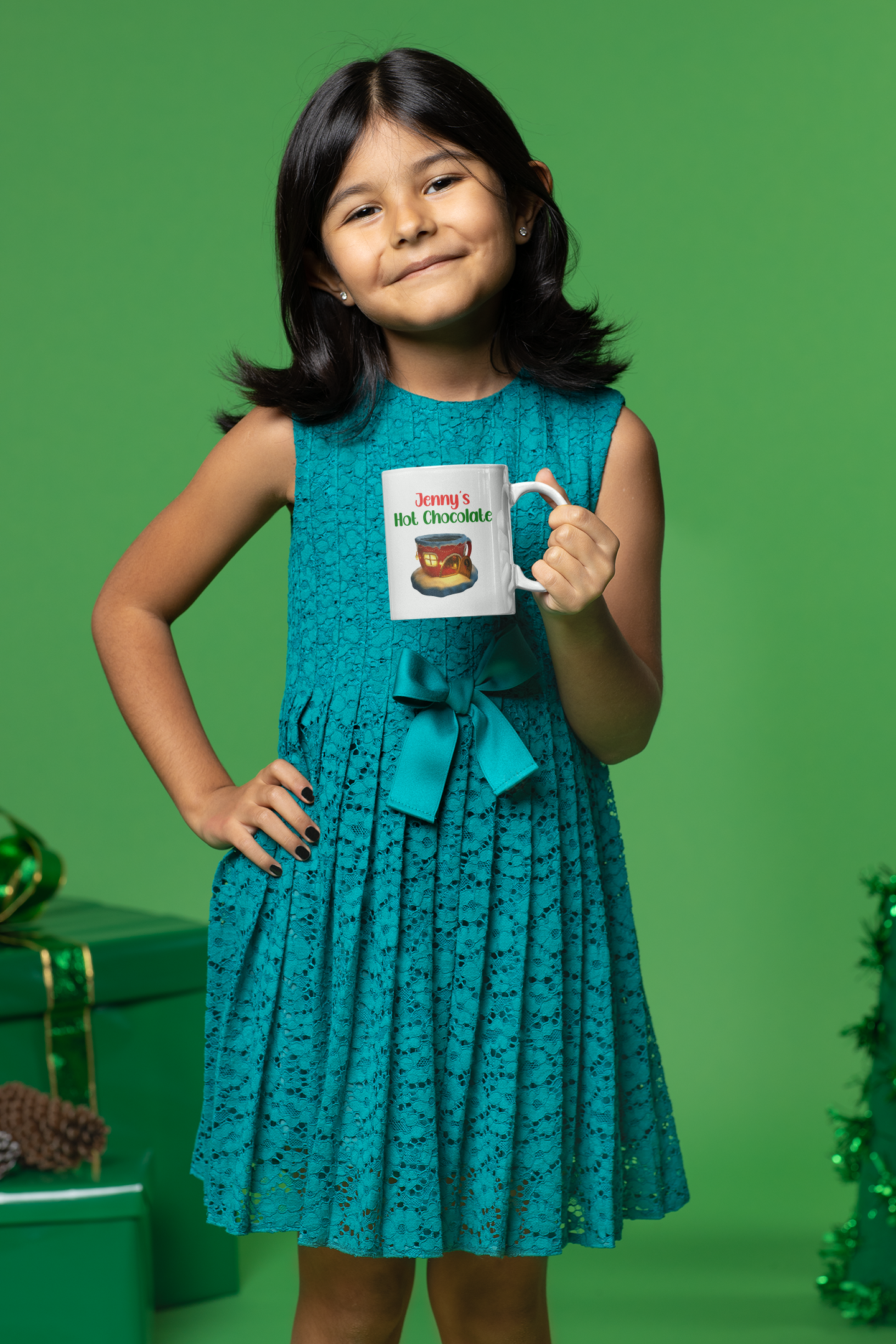 Personalized Elf Hot Chocolate Mug