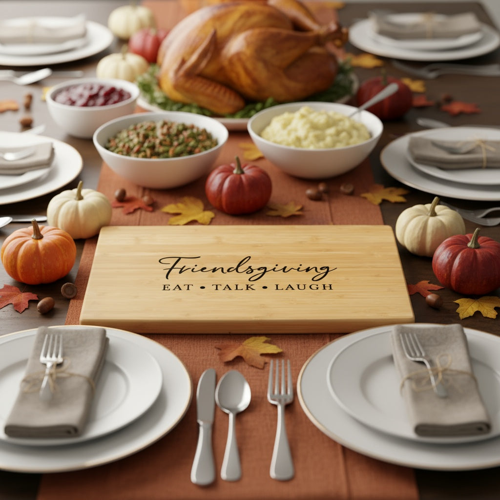 Bamboo Cutting Board Friendsgiving