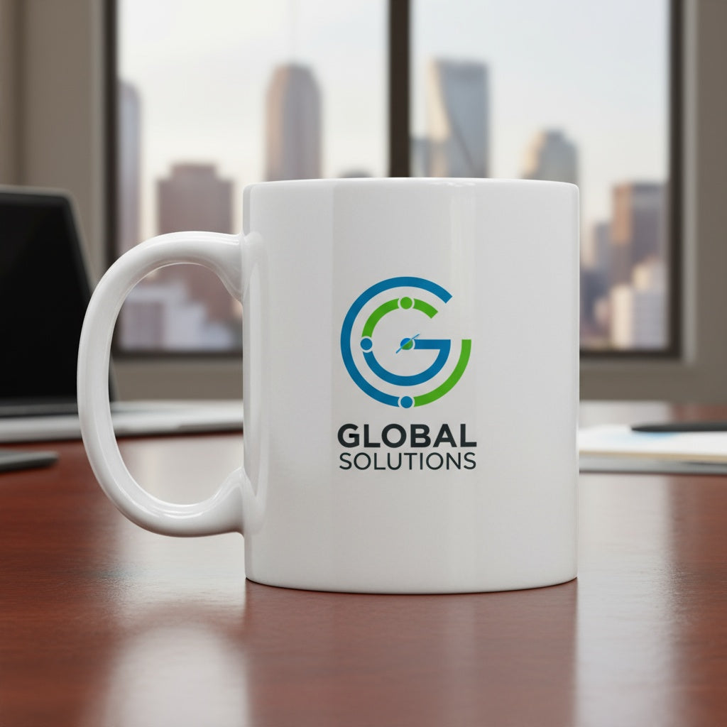 Custom Logo Ceramic Mugs