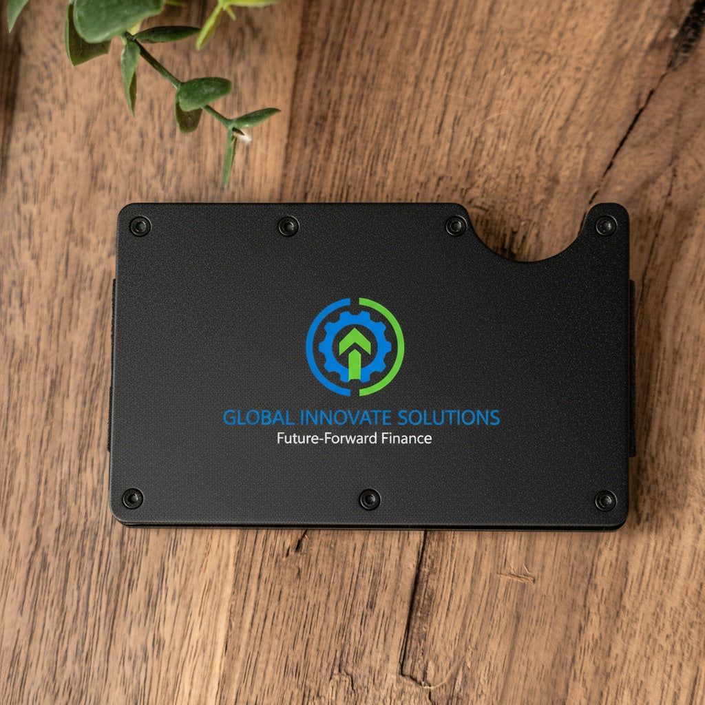 Metal Card Holder with Custom Logo