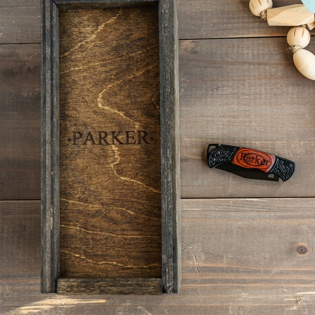 Personalized Pocket Knife With Gift Box